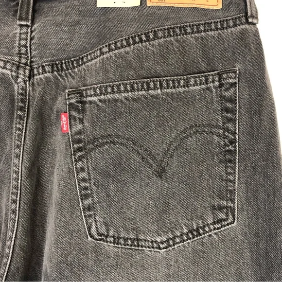 Levi’s 501 Jeans High Rise 100% Cotton straight leg 31 x 30 Faded Black wash - Picture 8 of 16